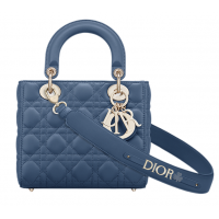 Сумка Christian Dior Lady ABCDior Cannage Denim Blue