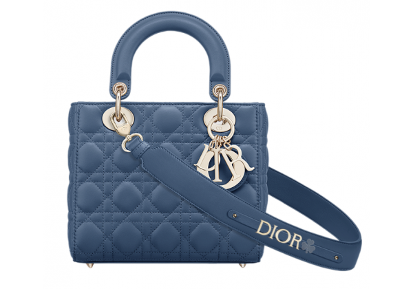 Сумка Christian Dior Lady ABCDior Cannage Denim Blue