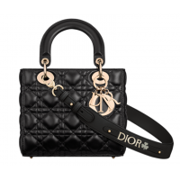 Сумка Christian Dior Lady ABCDior Cannage Black