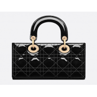 Сумка Christian Dior Lady D-Joy Patent Cannage Black