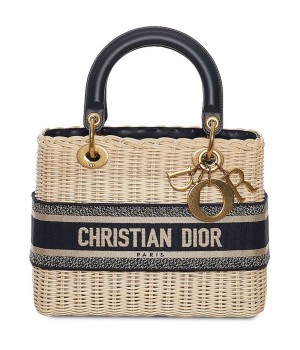 Сумка Lady Dior Oblique Beige