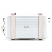 Christian Dior Dior x Rimowa Personal Clutch Aluminum White