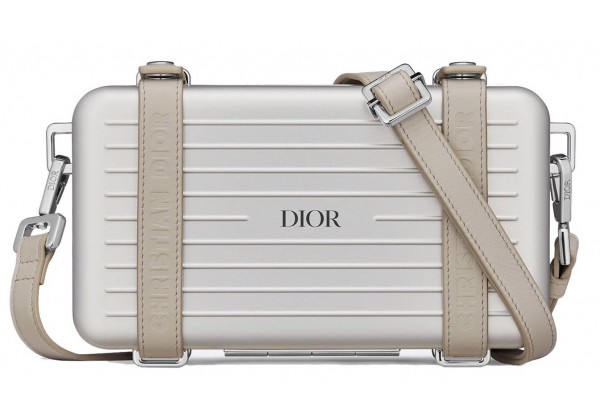 Christian Dior Dior x Rimowa Personal Clutch Aluminum Silver