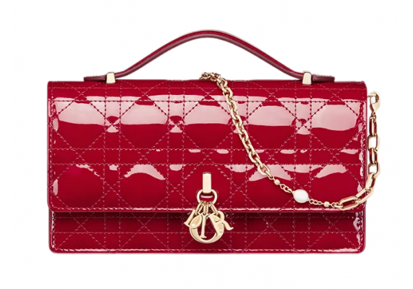 Сумка Christian Dior My Dior Patent Cherry Red