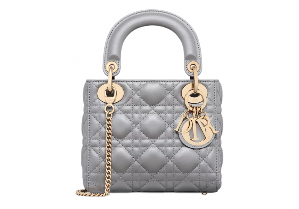 Сумка Christian Dior Lady Cannage Opal Grey