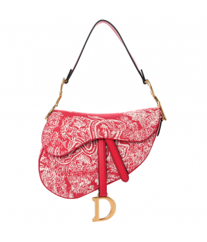Сумка Christian Dior Saddle красная