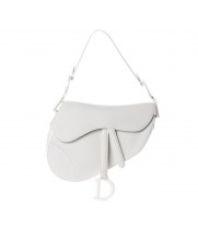 Сумка Christian Dior Saddle Mono White