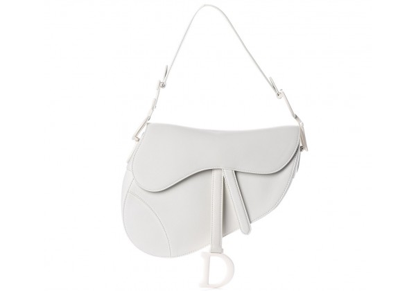 Сумка Christian Dior Saddle Mono White