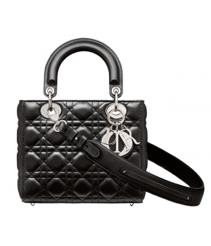 Сумка Christian Dior Lady Mate Black Silver