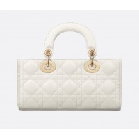 Сумка Christian Dior Lady D-Joy Patent Cannage White