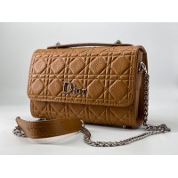 Christian Dior сумка женская Bobby коричневая