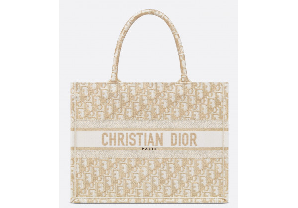 Сумка Dior Book Tote маленькая золотистая