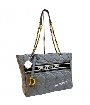 Сумка Christian Dior Shopping Bag серая