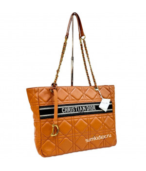 Сумка Christian Dior Shopping Bag оранжевая