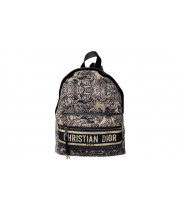 Рюкзак Christian Dior серо-черный