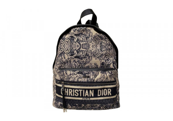 Рюкзак Christian Dior серо-черный