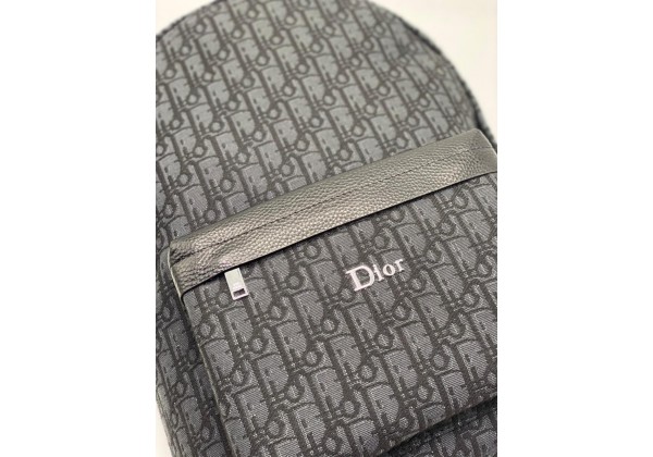 Рюкзак Christian Dior Rider серый