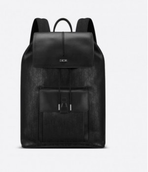 Рюкзак Christian Dior MOTION кожаный черный