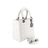 Женская сумка Christian Dior Lady белая