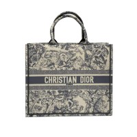 Сумка Christian Dior Book Tote текстильная с принтом