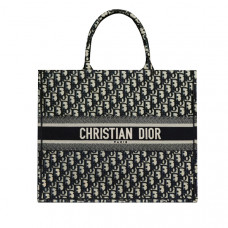 Сумка Christian Dior (Диор) Palms черно белая