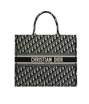 Сумка Christian Dior (Диор) Palms черно белая