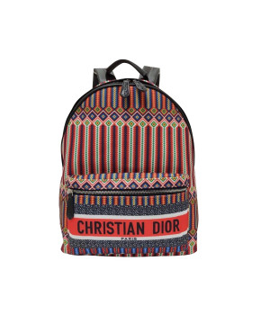 Рюкзак Christian Dior Travel с принтом красный
