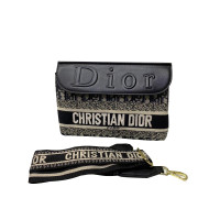 Сумка Christian Dior Oblique с принтом черная
