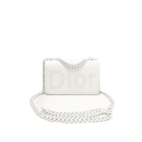 Сумка Christian Dior на цепочке белая