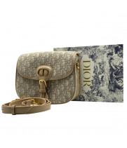 Christian Dior сумка женская Bobby Montaigne бежевая