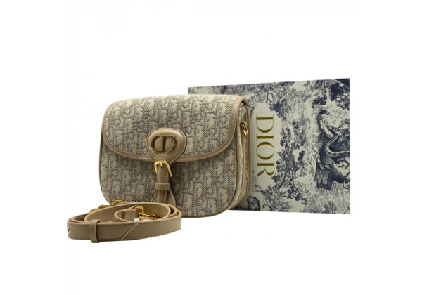 Christian Dior сумка женская Bobby Montaigne бежевая