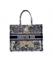 Сумка Christian Dior Book Tote с принтом звезды