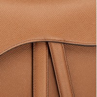 Сумка  Christian Dior Saddle коричневая с ремнем